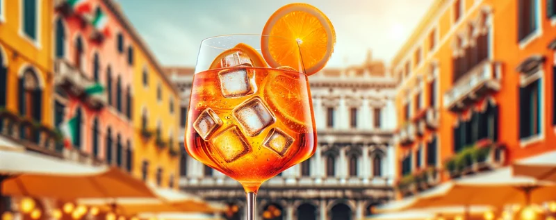 Spritz aperol: färgstark och bubblig